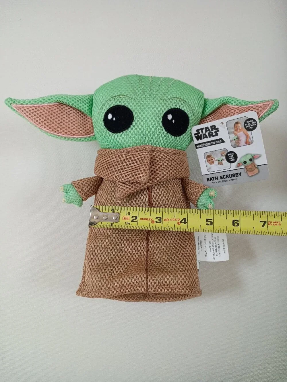 Star Wars The Mandalorian The Child/Grogu Mesh Quick-Dry Bath Toy Scrubby